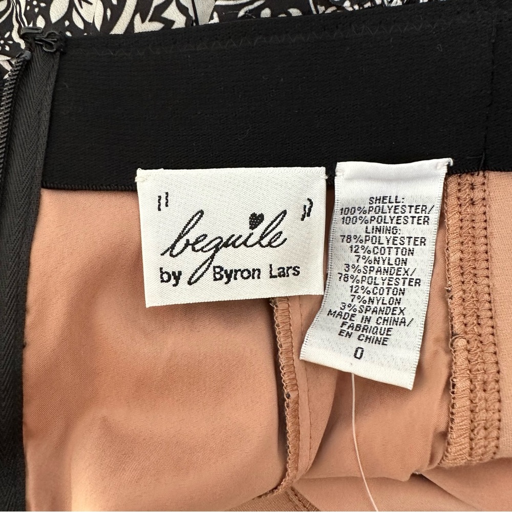 Anthropologie Beguile Pencil laser cut Skirt by Byron Lars  Size 0 NWT - Picture 12 of 14